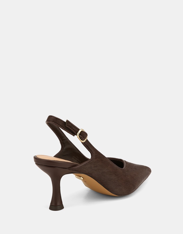 Wittner - Lilly Hair-on Leather Slingbacks