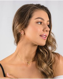 Georgini - Georgini Luxury Letters X Initial Pendant Gold