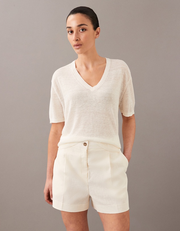 Calvin Klein - Luxe Linen Top