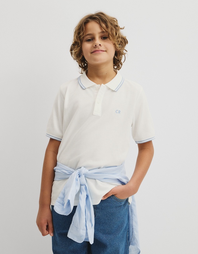Country Road - Teen Short Sleeve Logo Polo