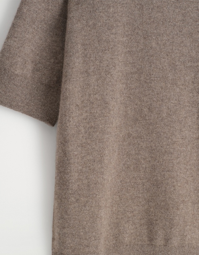COS - Cashmere Mock-Neck T-Shirt