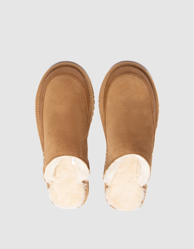 EVERAU - Australian Shepherd Ugg Frozark Slipper Cow Suede Upper House Shoes
