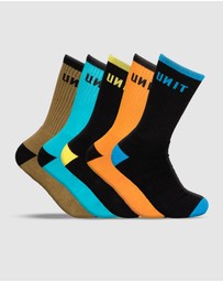 UNIT - UNIT Crew Men's 5 Pack Bamboo Socks
