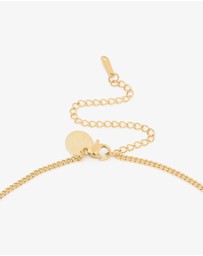 Lovisa - Waterproof Gold Plated Stainless Steel Circle Scorpio Zodiac Sign Necklace