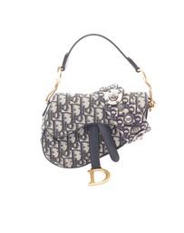 Pre-Loved by Azura Reborn - Pre-Loved Mini Oblique Canvas Saddle Bag