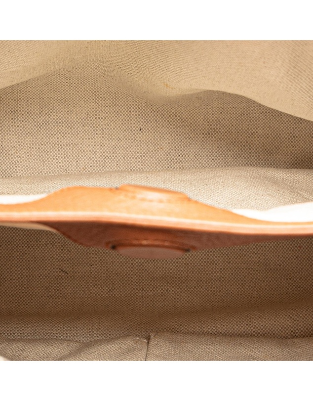 Pre-Loved by Azura Reborn - Pre-Loved Small Calfskin Bamboo Shopper Satchel