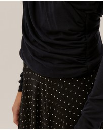 Tussah - Poppy Draped Jersey Top