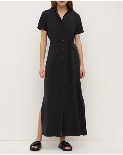 Assembly Label - Heather Silk Blend Shirt Dress