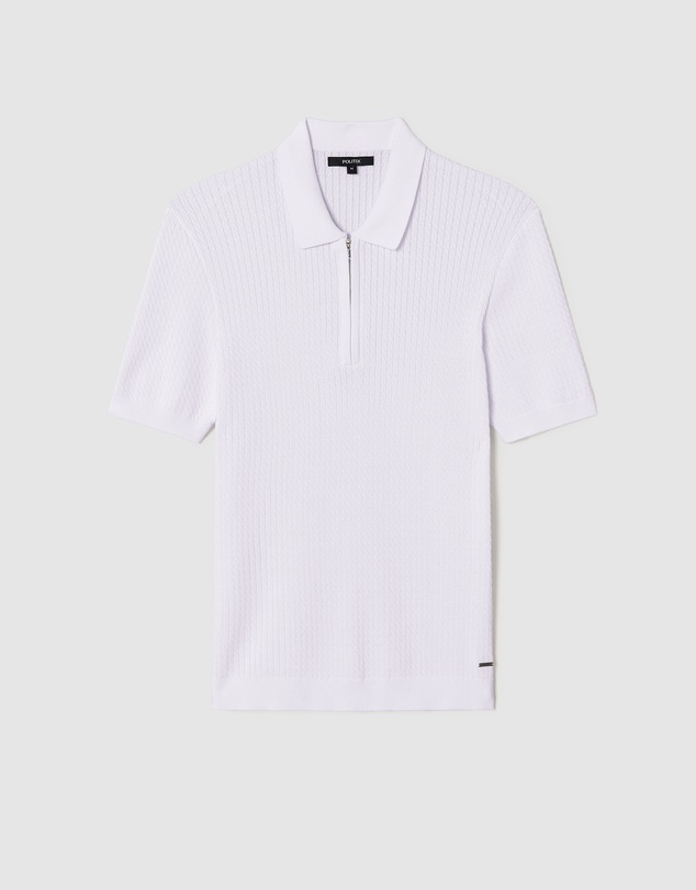 Politix - Callum Textured Knit Polo