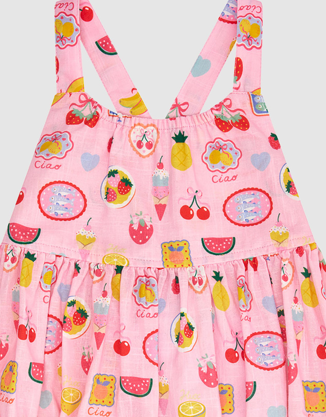 Huxbaby - Beach Club Paradise Tie Romper - ICONIC EXCLUSIVE - Babies