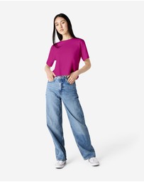 American Apparel - Women's Fine Jersey Boxy T-Shirt