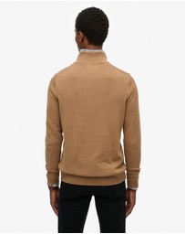 Superdry - Slim Fit Essentials Cotton Half Zip