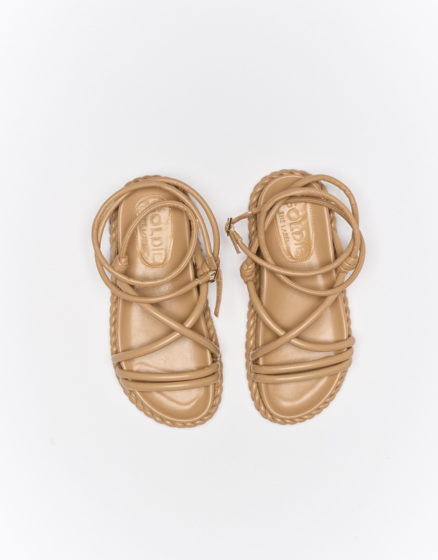Goldie The Label - Stone Leather Sandal