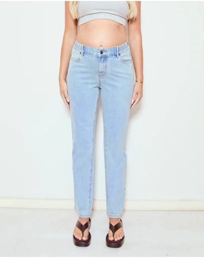 Soon Maternity - High Rise Straight Leg Jeans