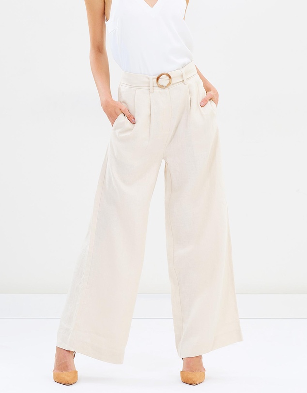 FRIEND of AUDREY - Fleur Linen Pants
