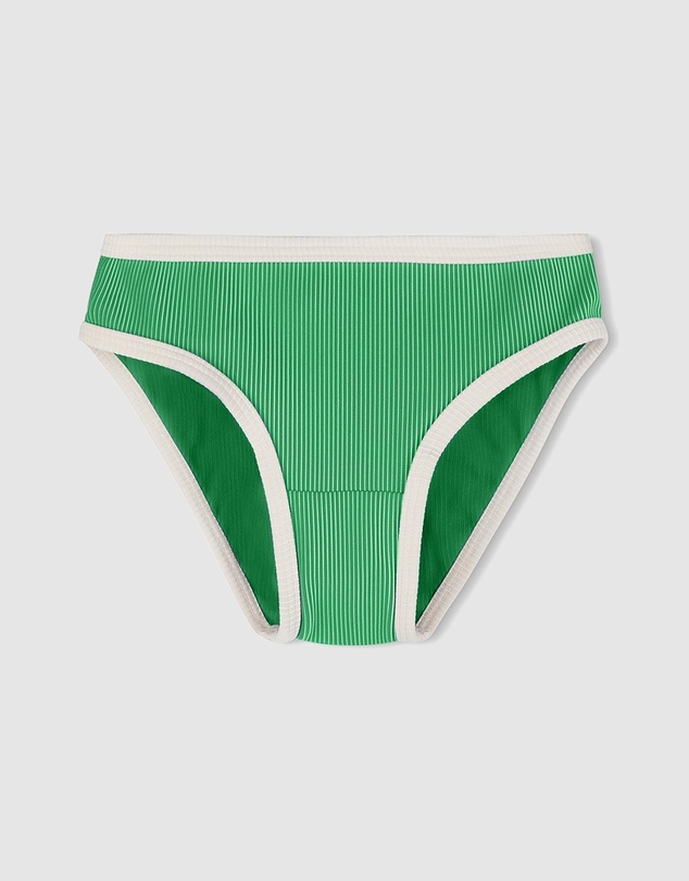 Zulu & Zephyr Mini - Mini Stripe Rib Bikini Bottoms - Kids