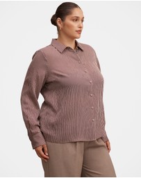 Forever New Curve - Solara Curve Striped Shirt
