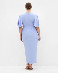 City Chic - Braelynn Drape Maxi Dress