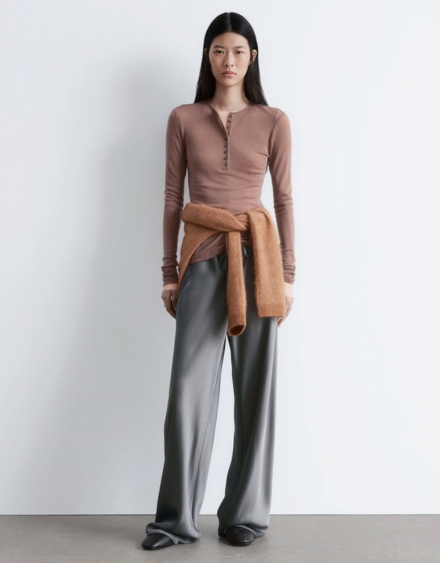 & Other Stories - Drawstring Satin Trousers