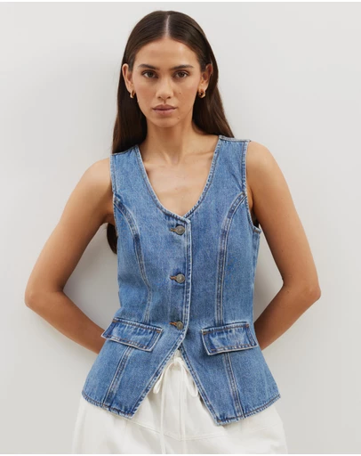 Atmos&Here - Ella Denim Vest