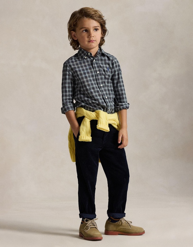 Polo Ralph Lauren - Plaid Cotton Poplin Shirt - ICONIC EXCLUSIVE - Kids