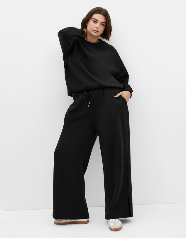 City Chic - Plus size Finesse Trackpant - black