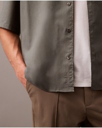 Calvin Klein - Cotton Gauze Relaxed Button-Down Shirt