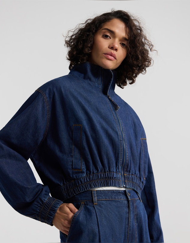Oxford - Nikita Denim Bomber Jacket