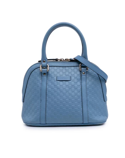 Pre-Loved by Azura Reborn - Pre-Loved gucci Leather Top Handle Bag with Zip Closure and Adjustable Shoulder Strap