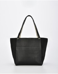 Cobb & Co - Phoenix Suede & Metallic Contrast Tote