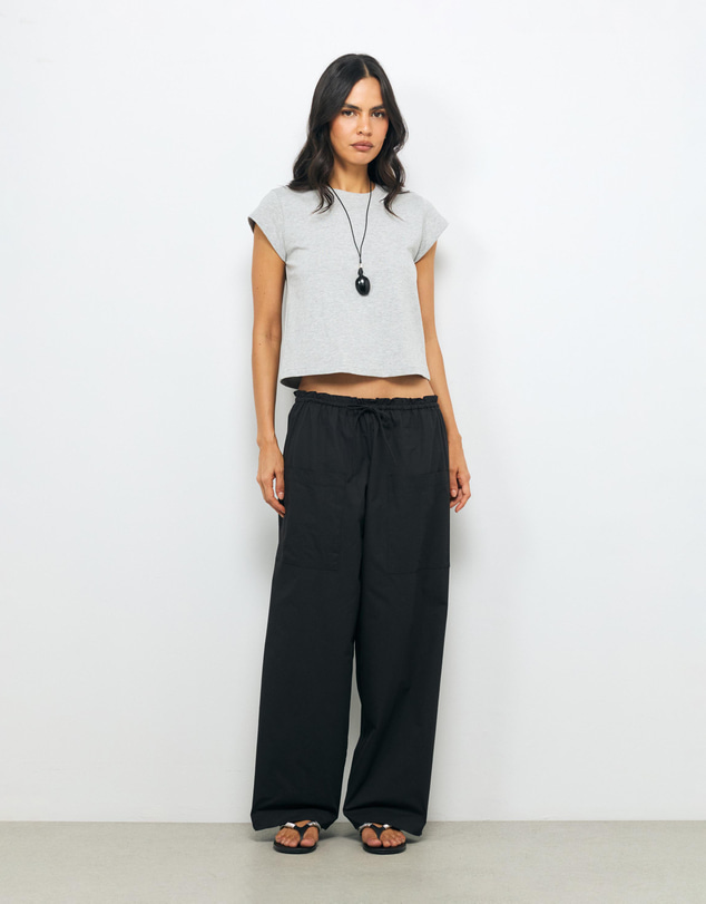 AERE - Zinnia Relaxed Wide-Leg Pants