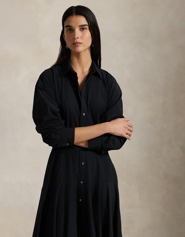 Polo Ralph Lauren - Paneled Cotton Canvas Shirtdress - ICONIC EXCLUSIVE