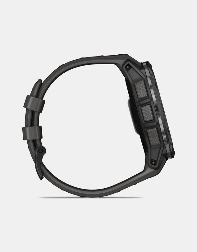Garmin - Instinct 3 50mm AMOLED Black Bezel with Charcoal Band