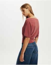 Cotton On - Lana Batwing SS Top
