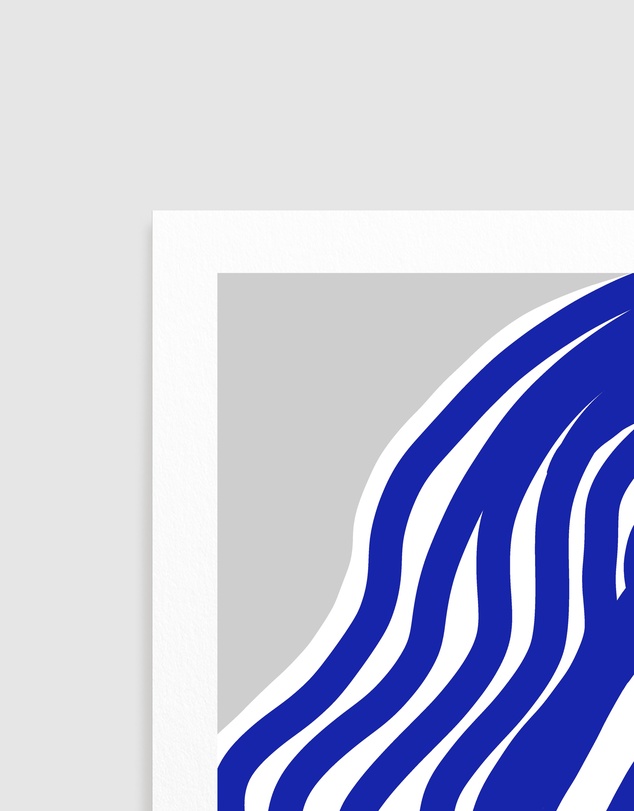 Olive et Oriel - The Silence (Blue) by Treechild Art Print