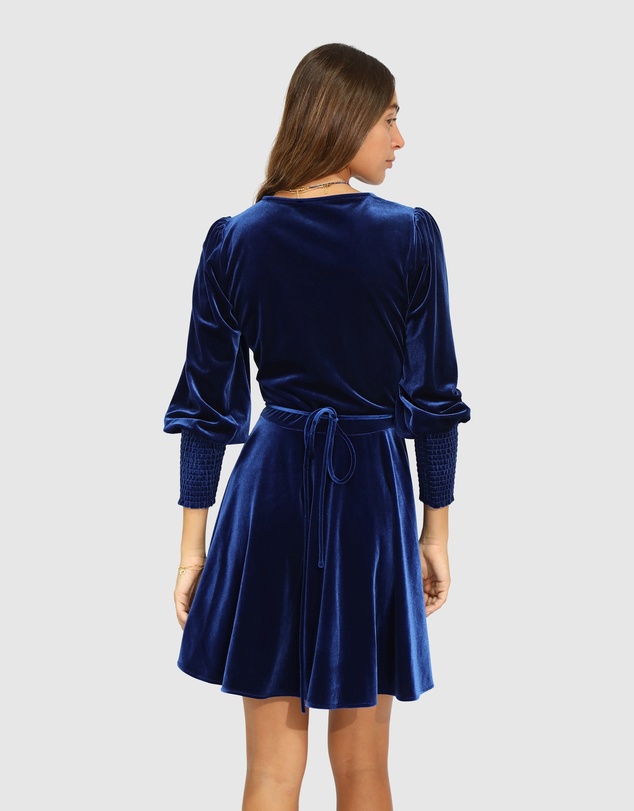 Belle & Bloom - Loved You First Velvet Mini Dress