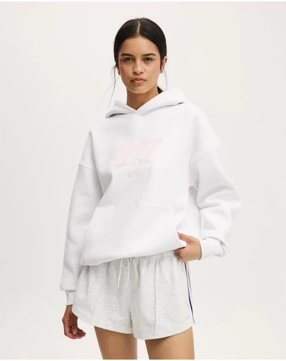 Cotton On Body Active - Plush Premium Graphic Hoodie