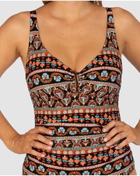 Baku Swimwear - Morocco D/E Cup Ring Front One Piece Swimsuit