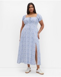City Chic - Abbie Print Maxi Dress