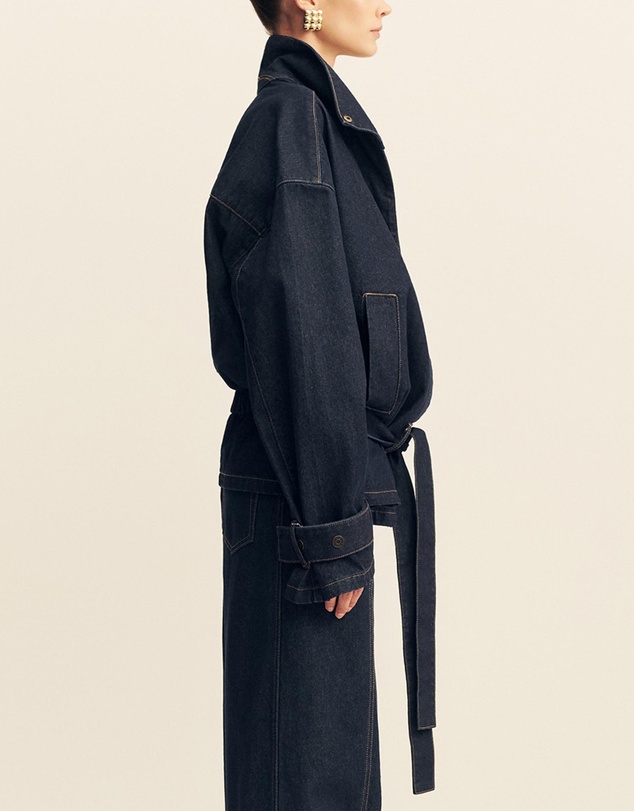 Shona Joy - Rita Oversized Funnel Neck Jacket