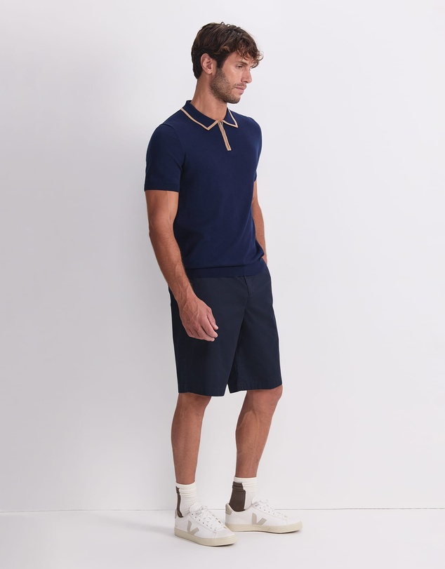 Sportscraft - Brookes 1/4 Zip Knit Polo