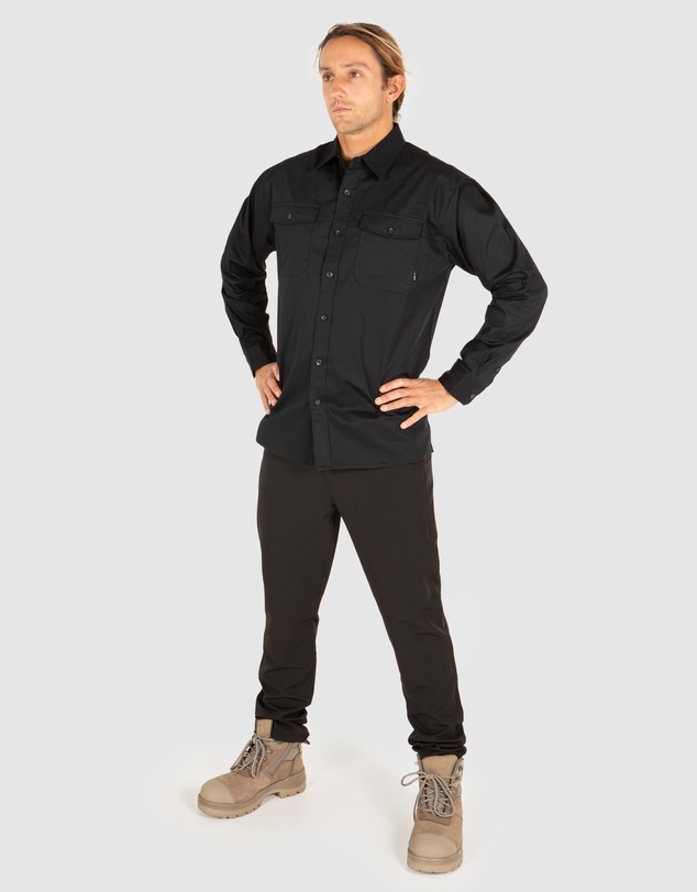 UNIT Workwear - UNIT Mens Long Sleeve Task Work Drill Shirt