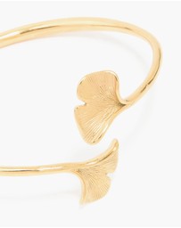 Lovisa - Waterproof Gold Plated Stainless Steel Open Leaf Wrist Cuff