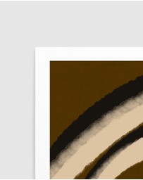 Olive et Oriel - Espressostrokes No 5 by Treechild Art Print