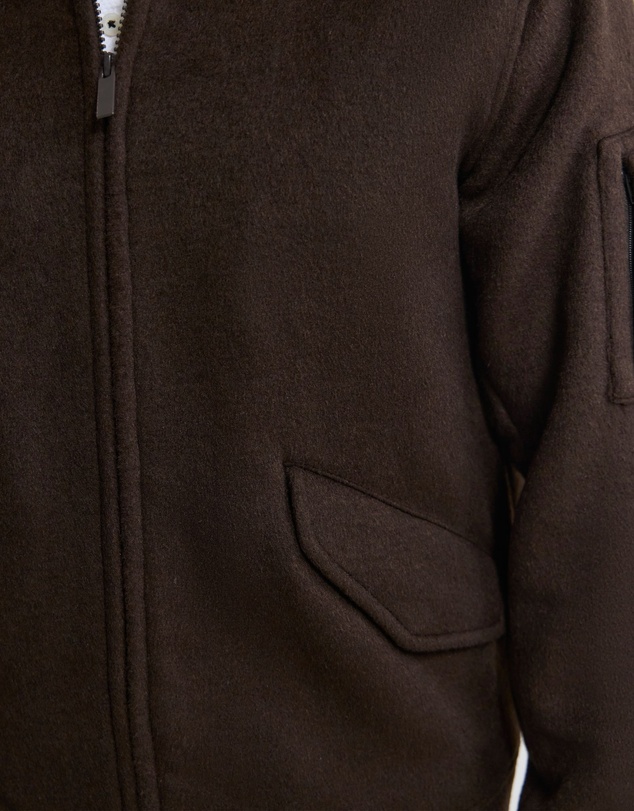 Oxford - Hamish Wool Blend Bomber Jacket
