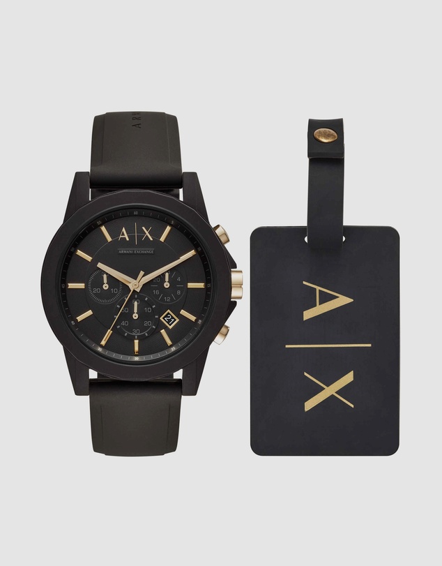 Armani Exchange - Black Chronograph Watch AX7105