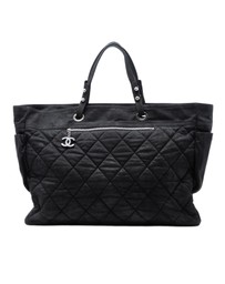 Pre-Loved by Azura Reborn - Pre-Loved XL Quilted Coated Canvas Paris Biarritz Tote