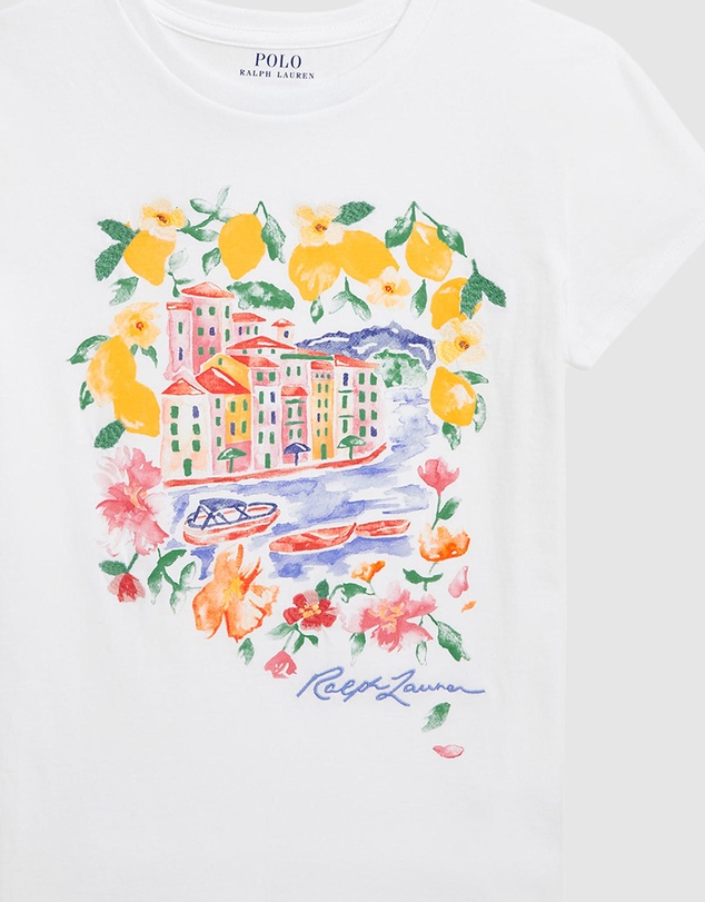 Polo Ralph Lauren - Cotton Jersey Graphic Tee - Kids-Teens