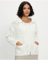 Mossée - Kaia Chunky Crochet Cardigan