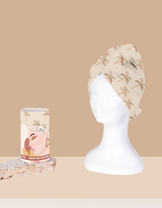 Sky Gazer - Quick Dry Hair Wrap- Mooloolaba